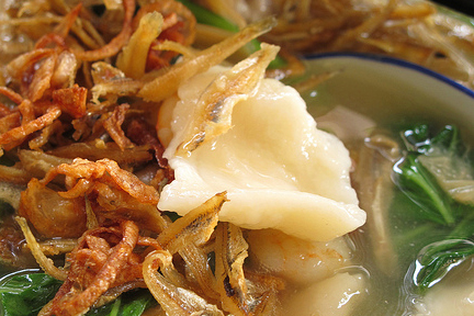 Banmian 板面 - (Mee-Hoon-Kueh 麵粉粿 Handmade Noodle) 