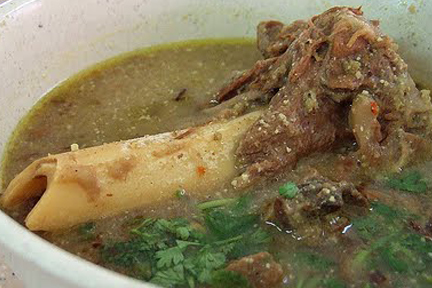 Sup kambing (mutton soup) 