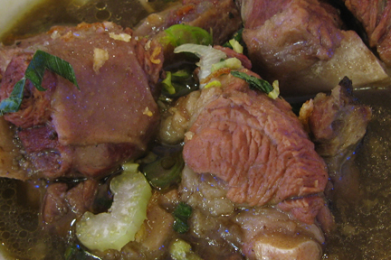 Sup kambing (mutton soup) 